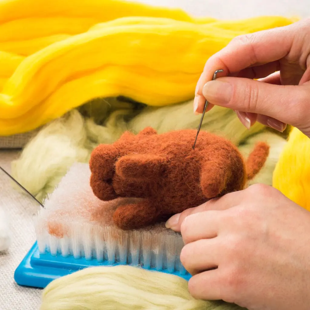 dry felting