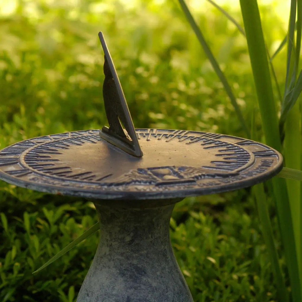 sundial garden decor
