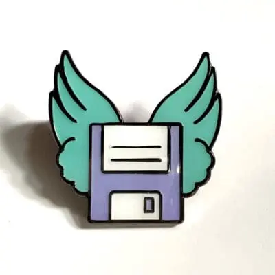 Floppy disk pin Floppy disk pin