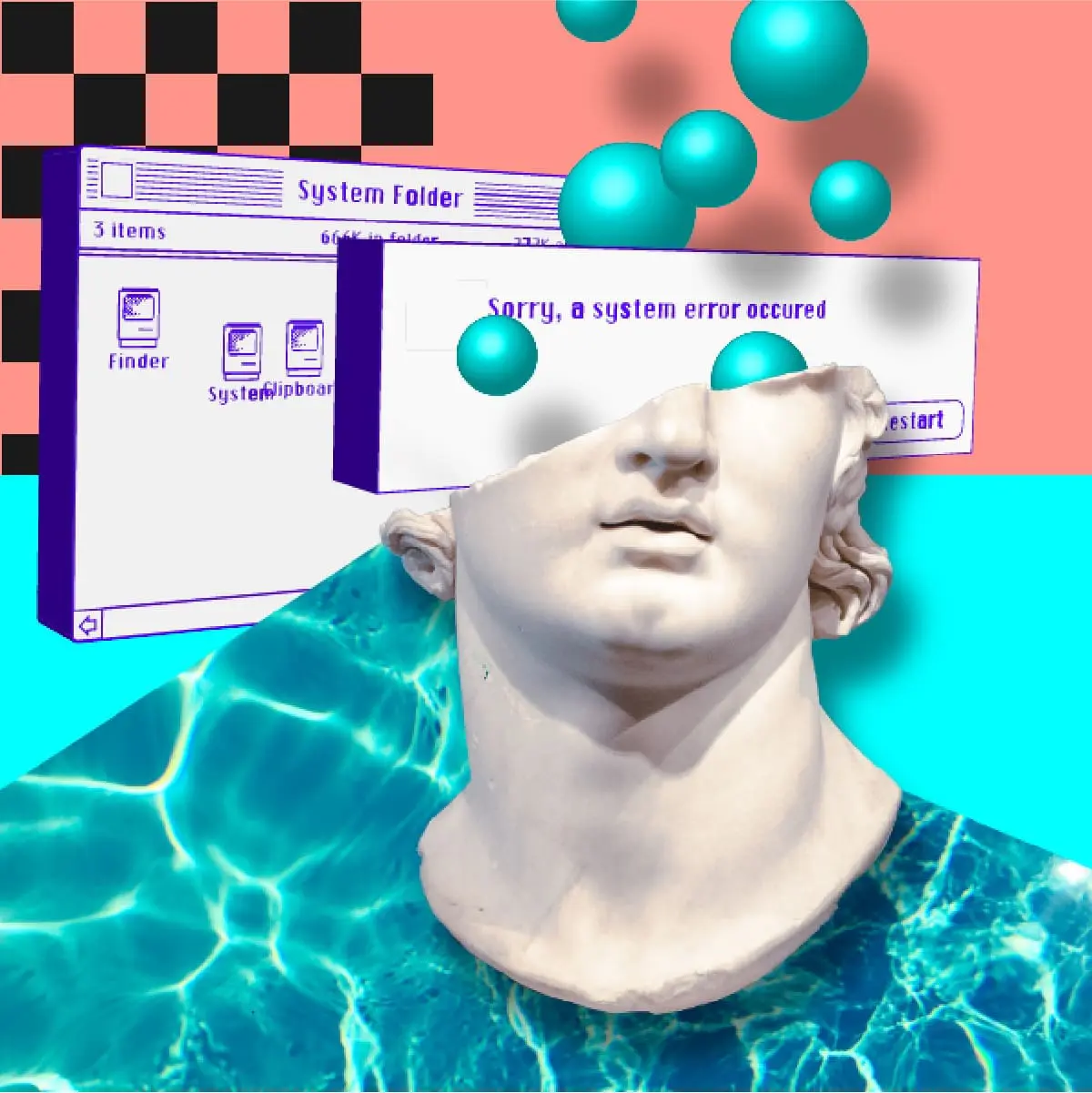 System Error - 4x4 Art Print