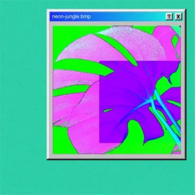 Neon Jungle - 4x4 Art Print