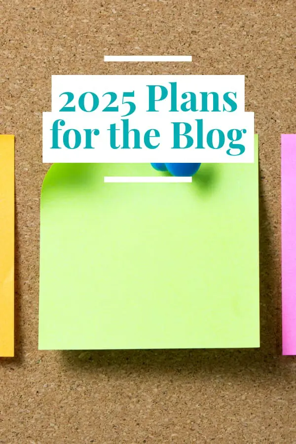 2025 Plans for the Blog